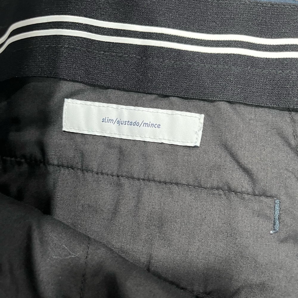 Bundle (2) Amazon Essentials Slim Pants Navy Blue… - image 3